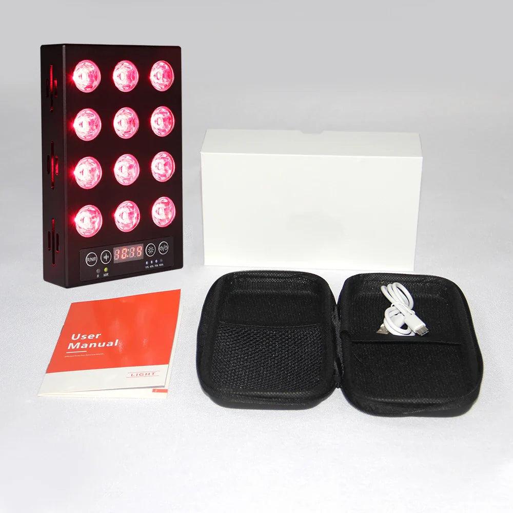 Mini RL15C Portable Type-c Rechargeable 660nm 850nm Red Infrared Led Light Therapy Device