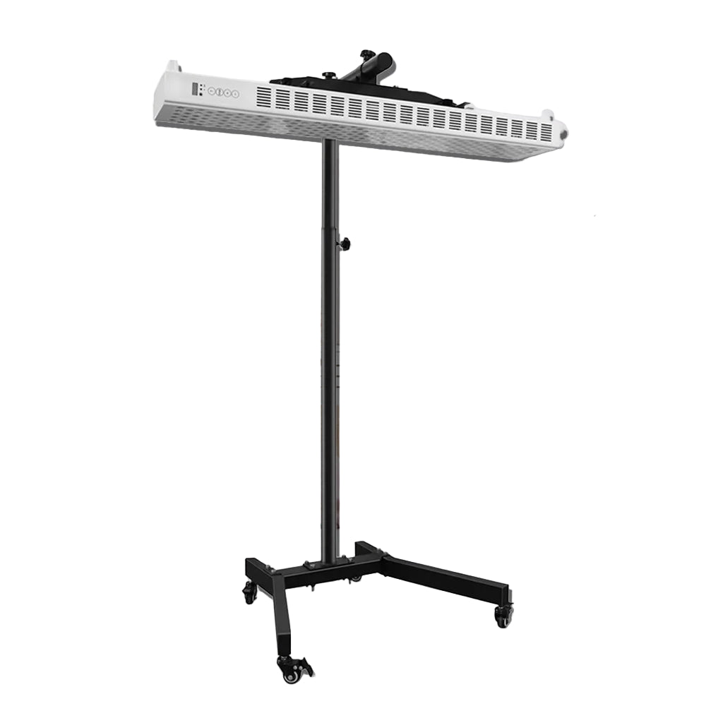 Adjustable Stand with Horizontal and Vertical Support for Full Body Red Light Therapy Treatments