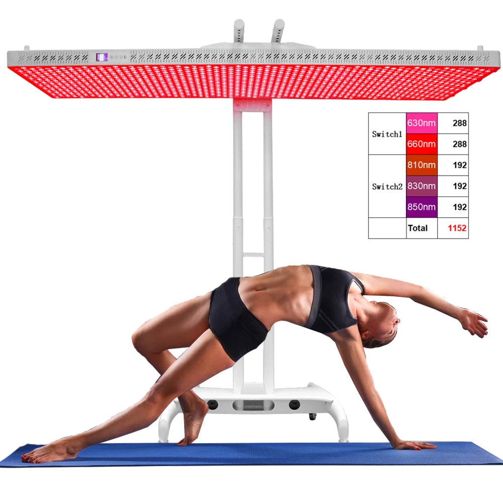 630 810 830nm New Red Light Therapy Panel New Control System Full Body Big Size 660nm&850nm For SPA Healthy Care RL2000pro New