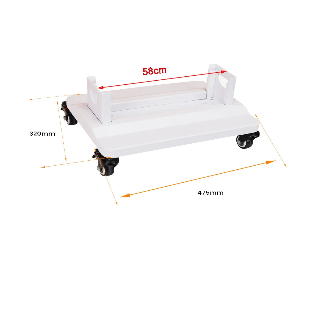 Movable Roller Base Stand  Metal Frosted Holder for 30cm, 42cm & 58cm LED Red Light Therapy Panels