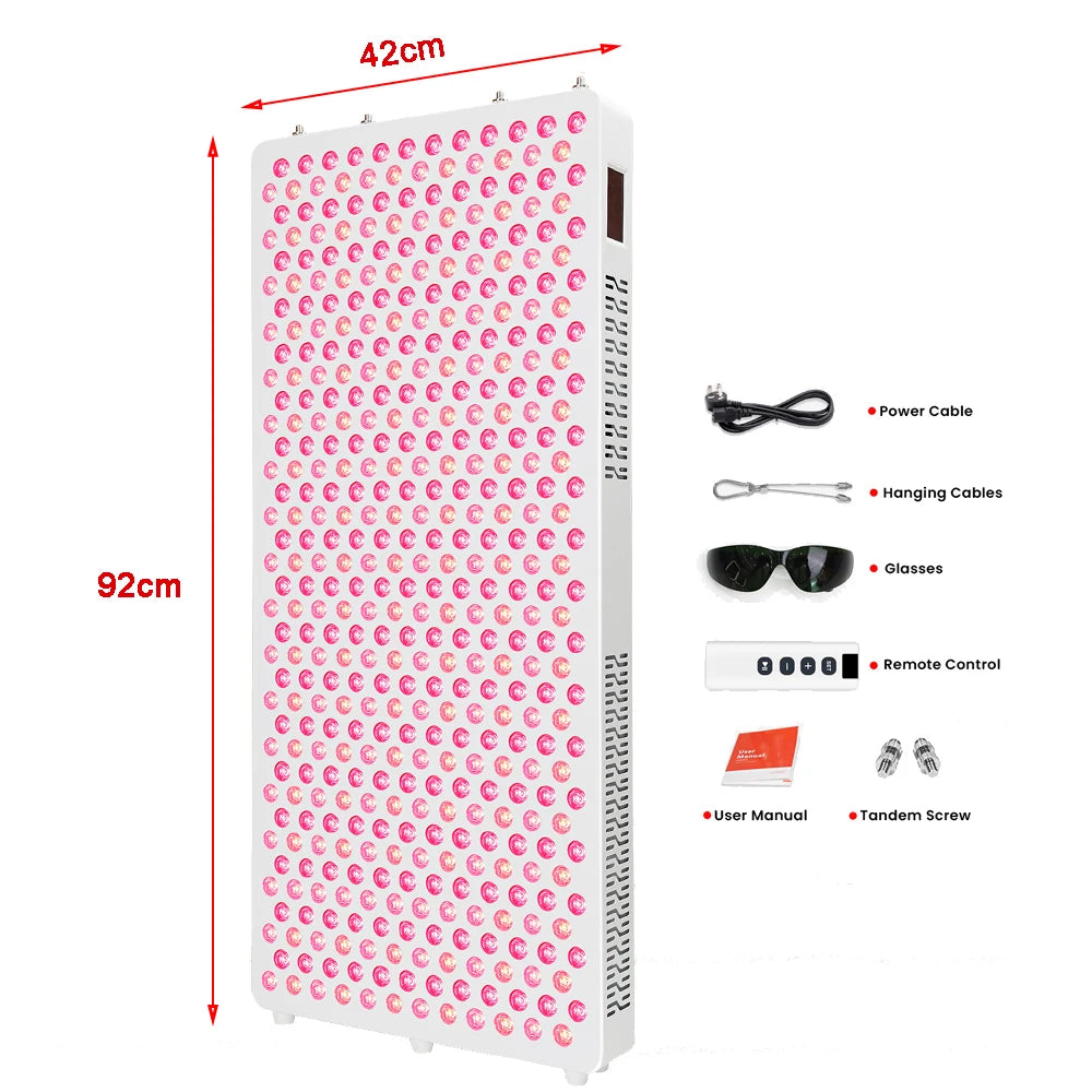 Touch Screen Full Body LED Red Light Therapy Panel with High Power 5W for Skin & Recovery