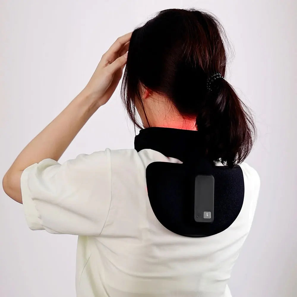 Wearable Neck Wrap with Red & Near Infrared  660nm & 850nm LED Therapy