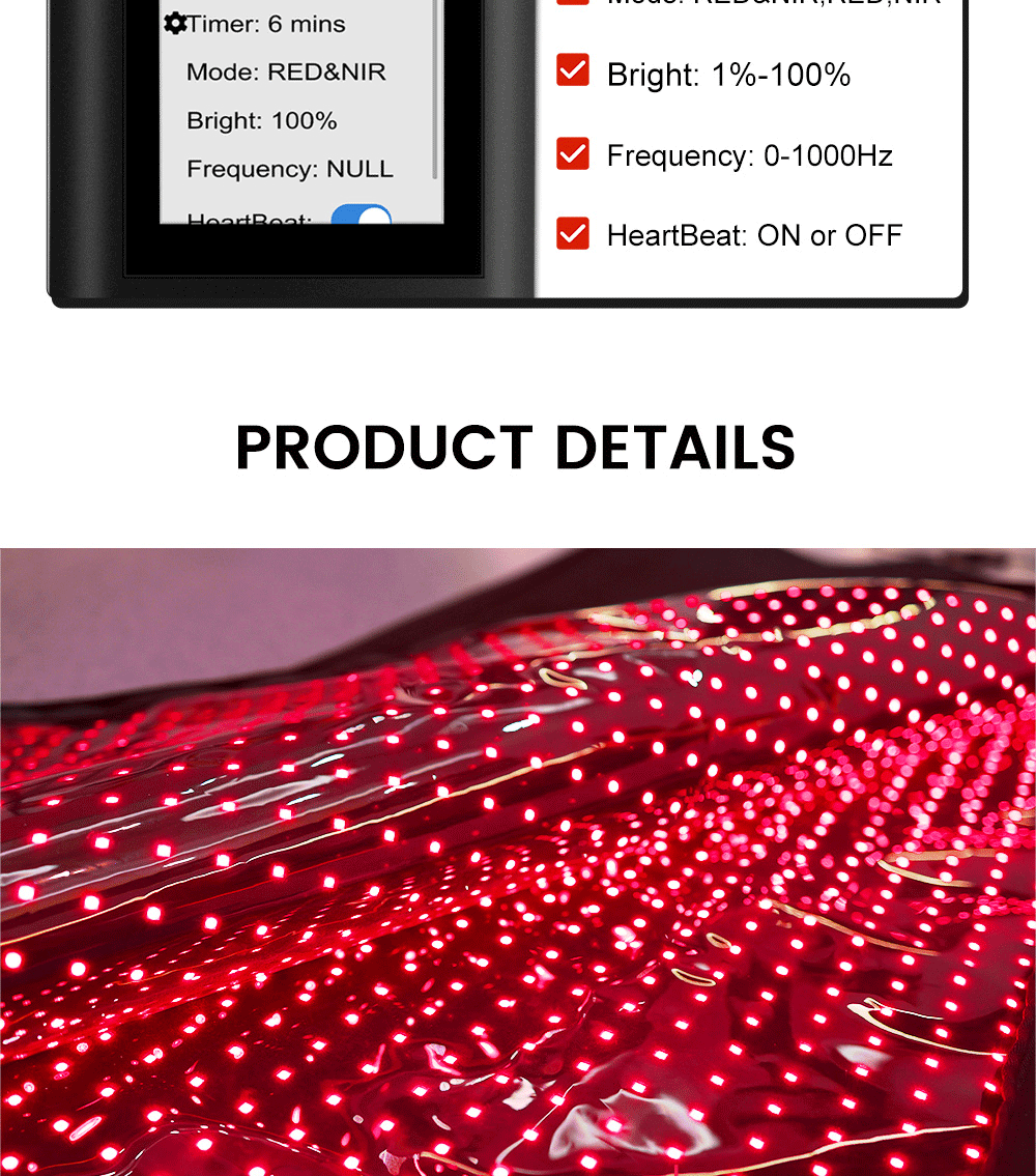 660nm 850nm infrared red light therapy sauna blanket full body sleeping bag 160cmx60cm 180cmx90cmce Therapy
