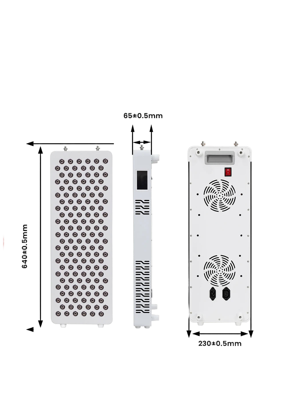 9-Wavelength Full Body Infrared LED Red Light Therapy Panel