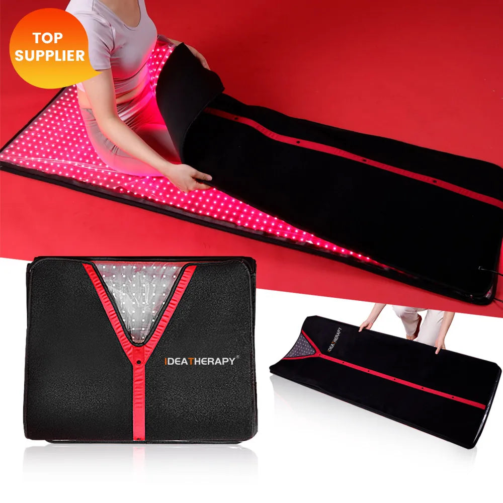 660nm 850nm infrared red light therapy sauna blanket full body sleeping bag 160cmx60cm 180cmx90cmce Therapy