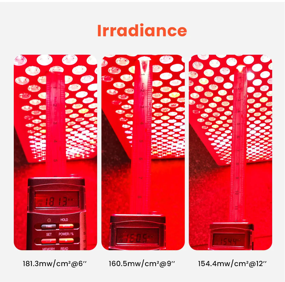 630nm 660nm 810nm 830nm 850nm Red Light Panel Red Therapy Light Red Light Therapy Panel Home Use