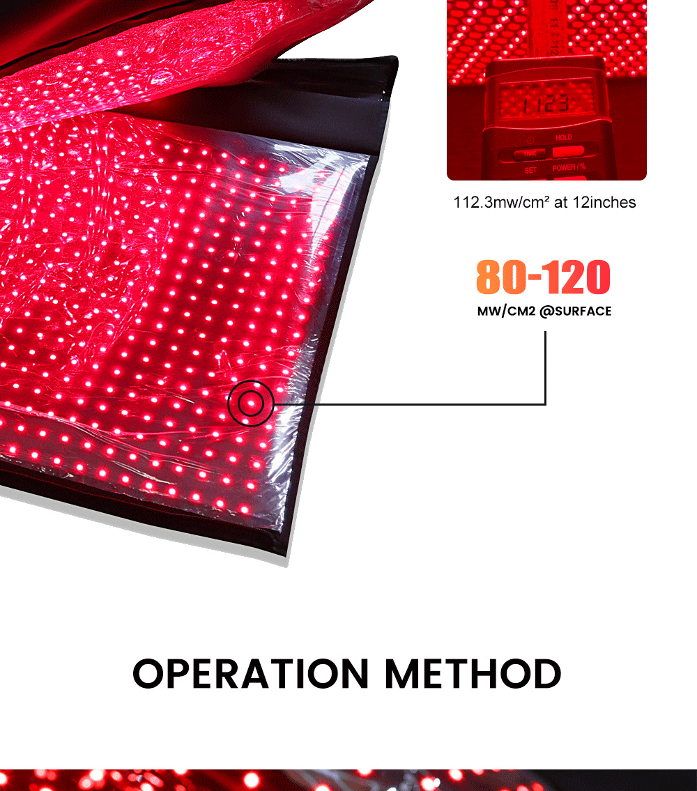 Infrared Red Light Therapy Sauna Blanket 660 nm 850 nm Full Body Sleeping Bag