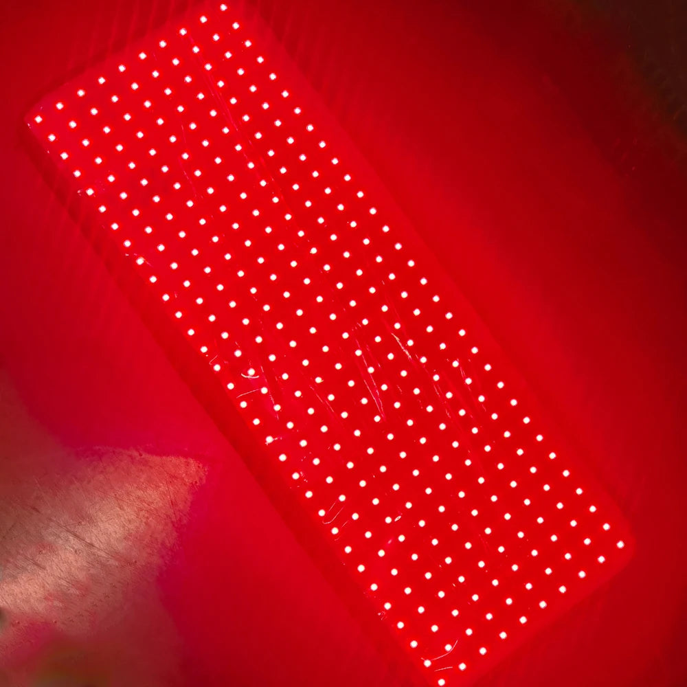 LED Infrared Red Light Therapy Pad with 660nm & 850nm Wearable Belt for Pain & Recovery.