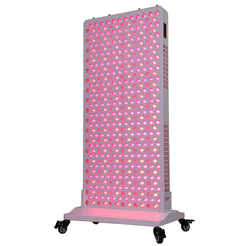 480,590,630,660, 670, 810, 830, 850,1060nm APP Bluetooth full body near infrared led red light therapy device panel bed