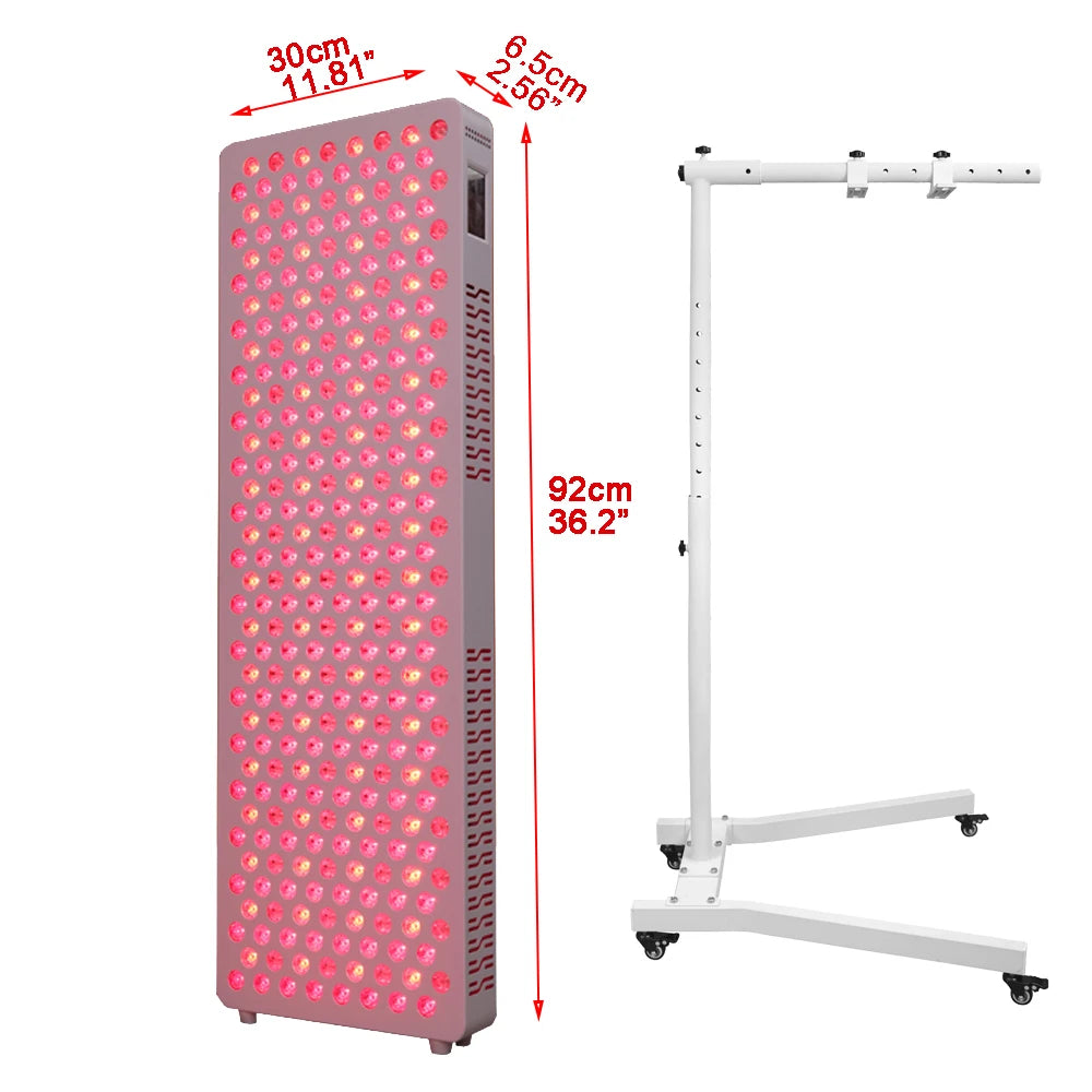 480,590,630,660, 670, 810, 830, 850,1060nm Red Led Light Therapy Panel For Home Use Infrared Light Therapy Device Full Body Red