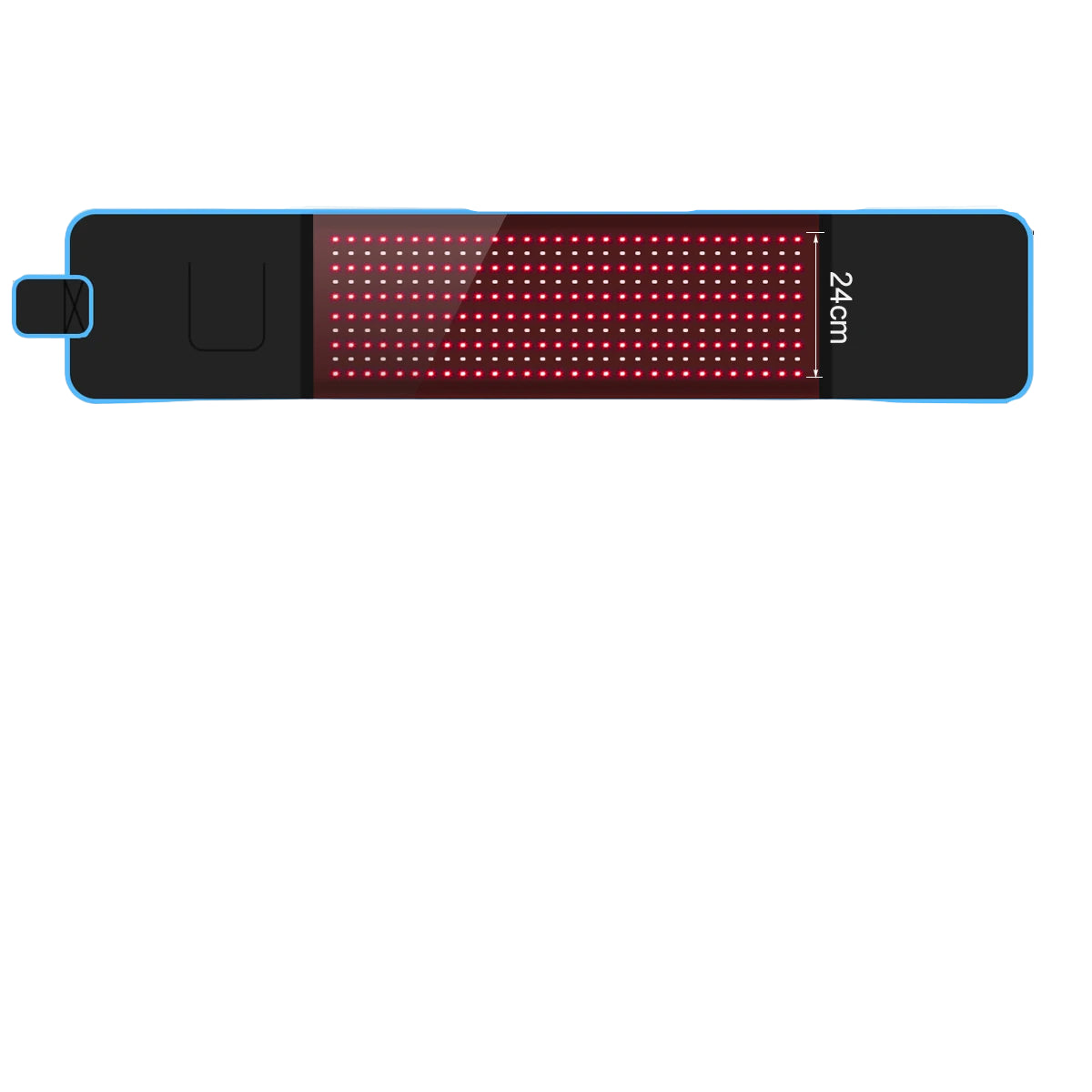 Infrared LED Therapy Mat Red Light Belt for Legs, Back and Abdominal Treatment.