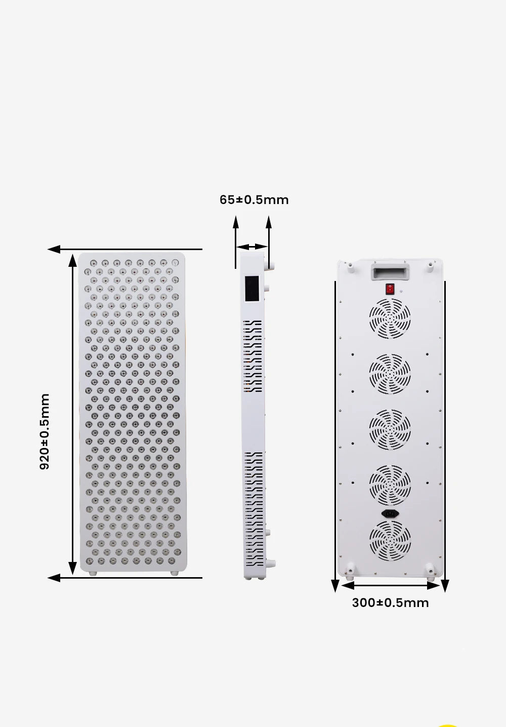 8-Spectrum 1400W Red Light Therapy Panel with APP Touchscreen Control & Full Body Stand