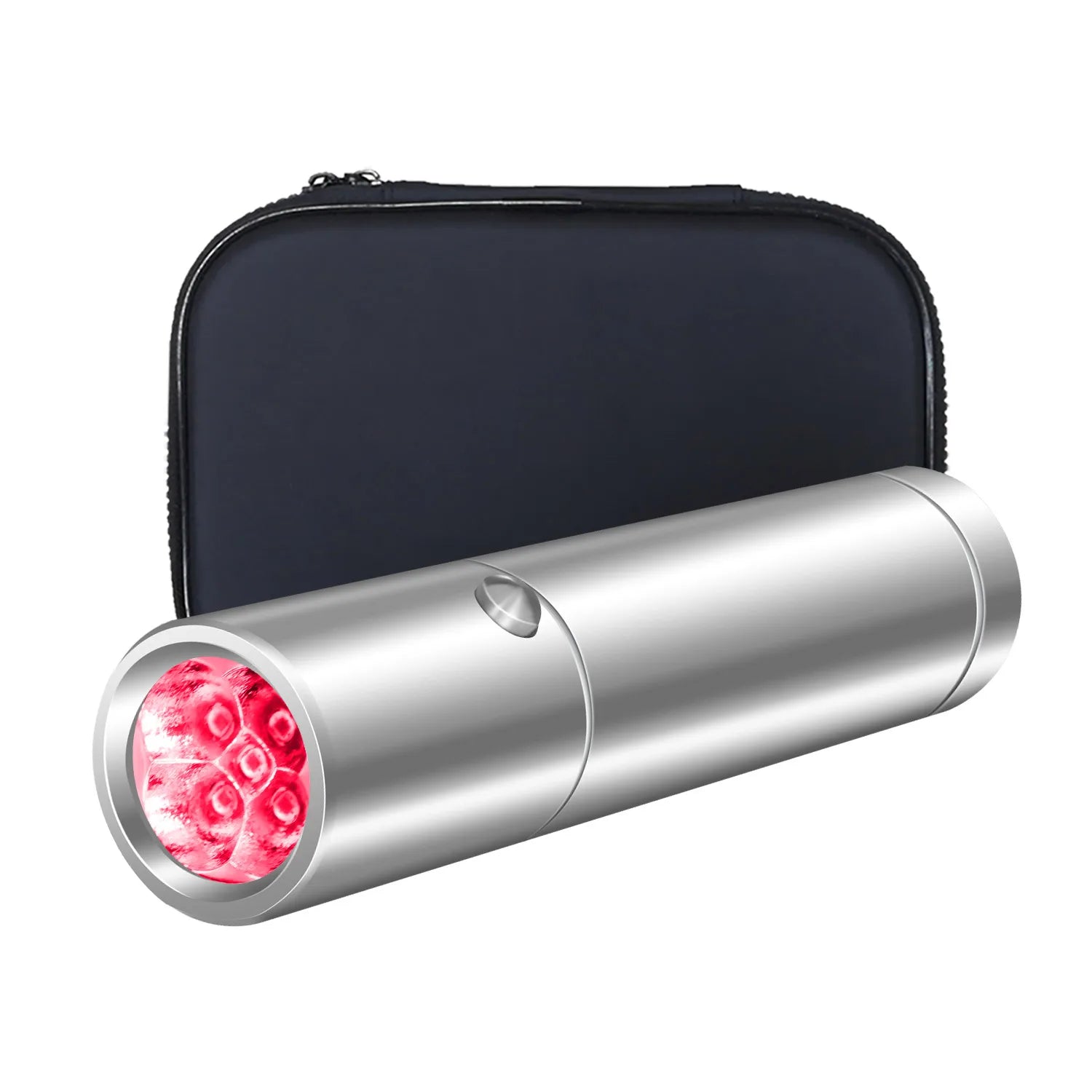 Torch 630 660nm : 710nm : 850nm : 900nm Home Use Built-in Battery Rechargeable 5 Wavelength Pulse Mode Red Light Therapy Bulb