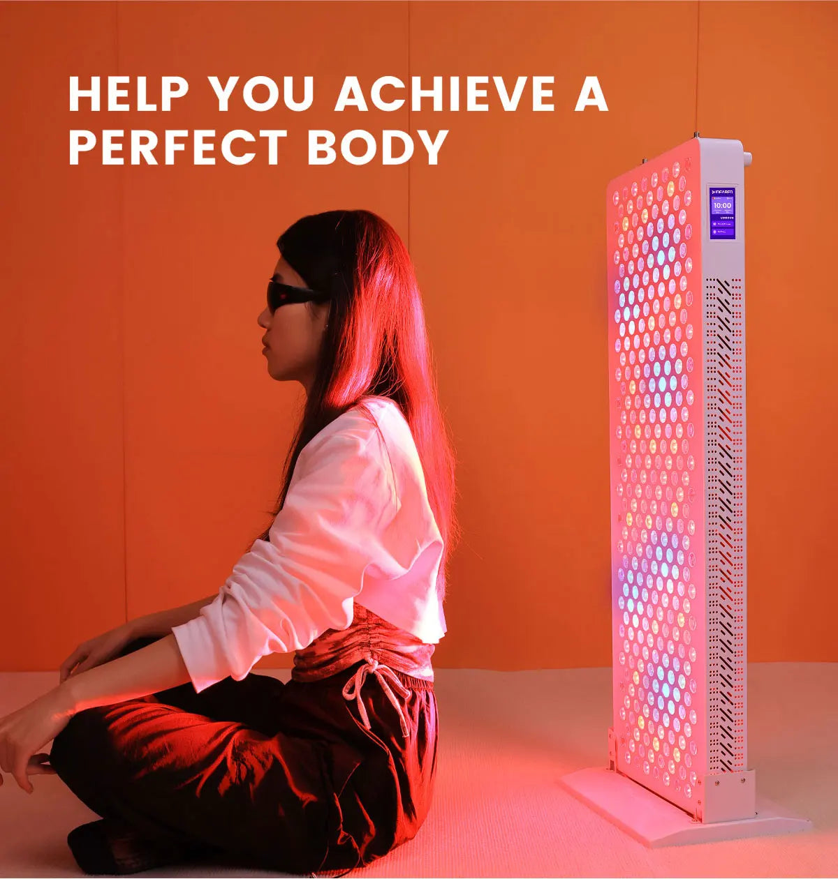 630nm 660nm 810nm 830nm 850nm Red Light Panel Red Therapy Light Red Light Therapy Panel Home Use