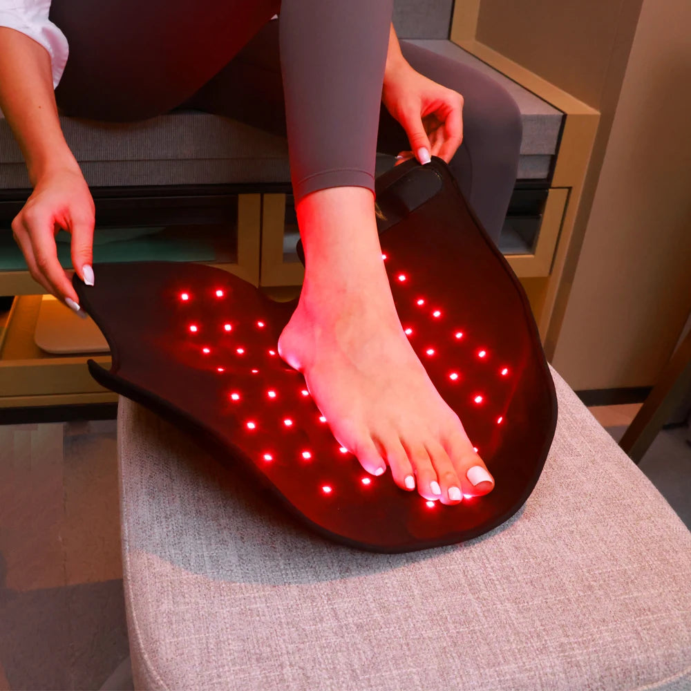 Professional Small Home Use Photon Infrared Treatments Boots Slippers Foot Shoes Led Red Therapy Light