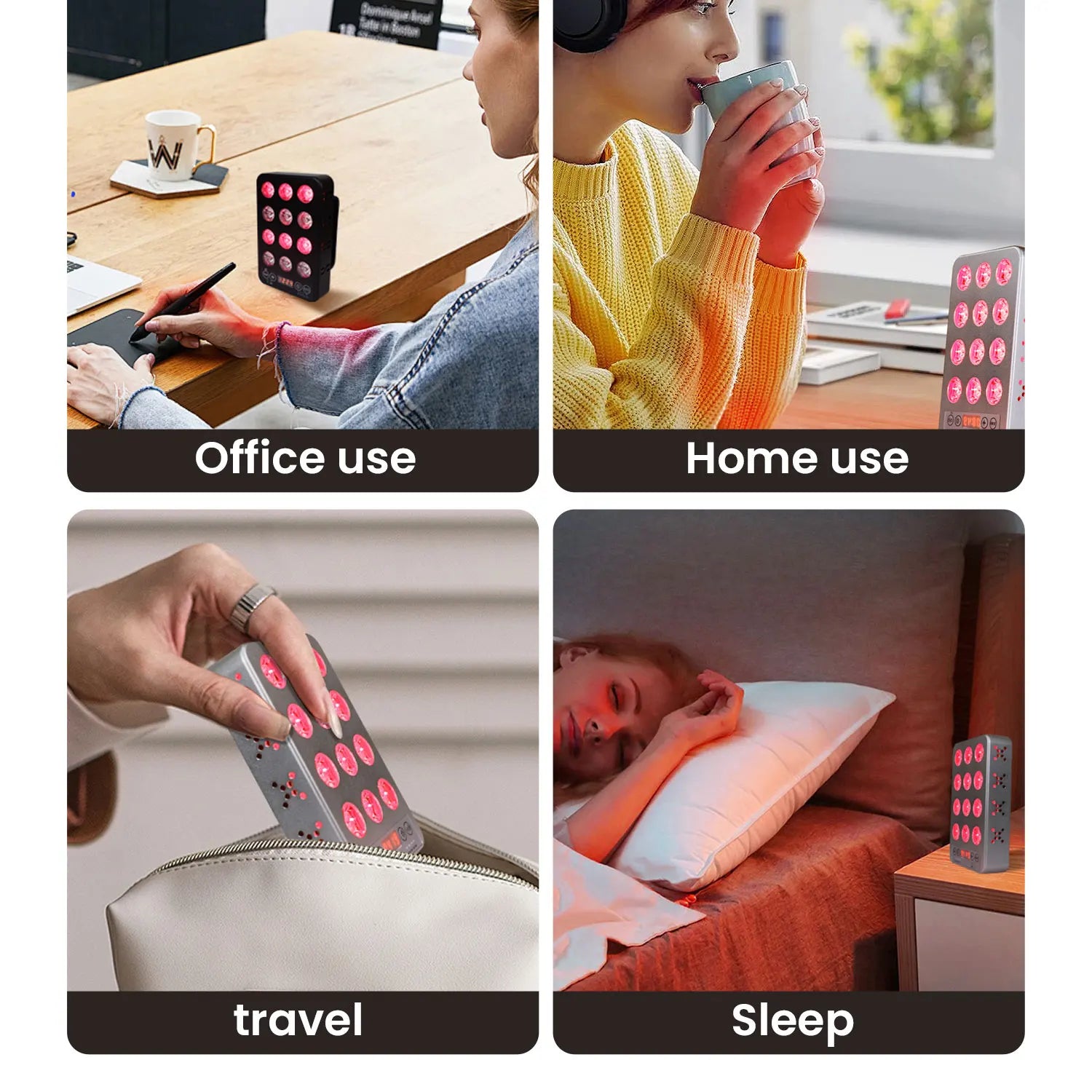 RL15-T Red Infrared Light Therapy for Health Red Light Therapy for Face Portable Hand