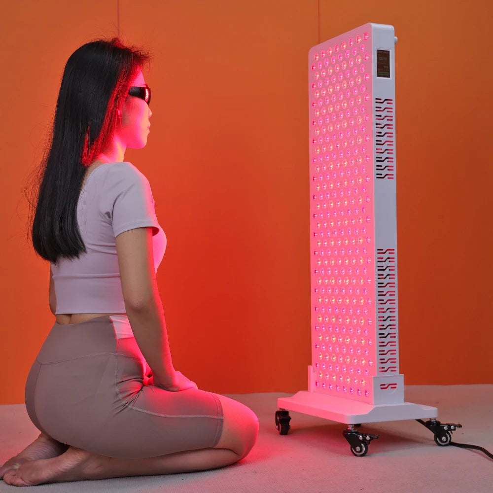 Touch Screen Full Body LED Red Light Therapy Panel with High Power 5W for Skin & Recovery