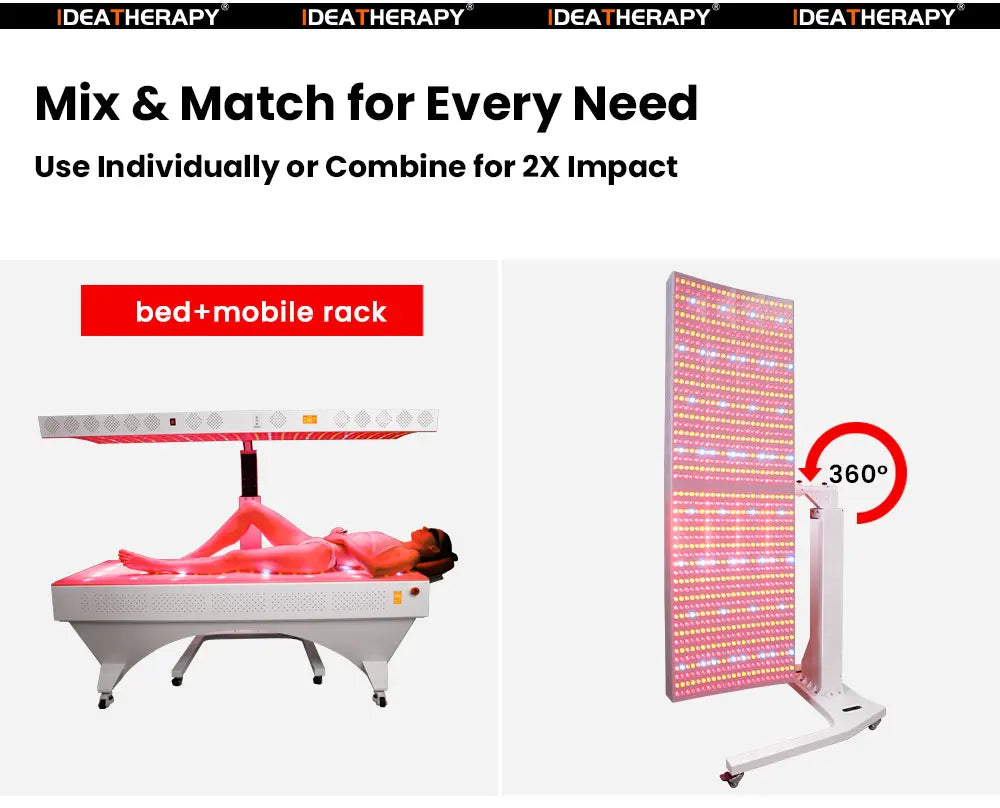 480, 590, 630,660, 670, 810, 830, 850,1060nm New arrival DIY touch control full body recharge relax Red Light Therapy Bed Capsul