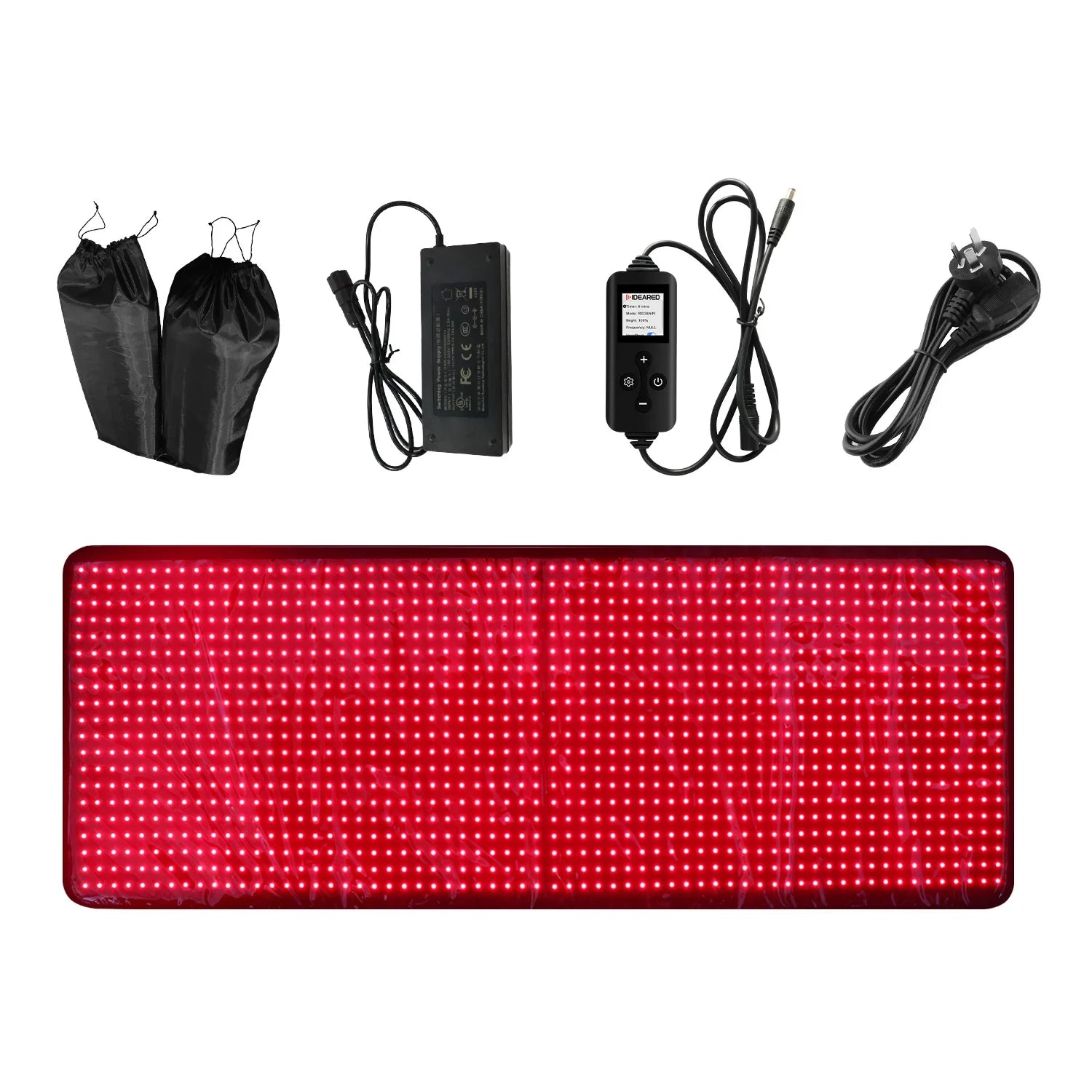 360 Red LED and Near Infrared Light Therapy Pad Red Light Therapy Full Body Mat Bed