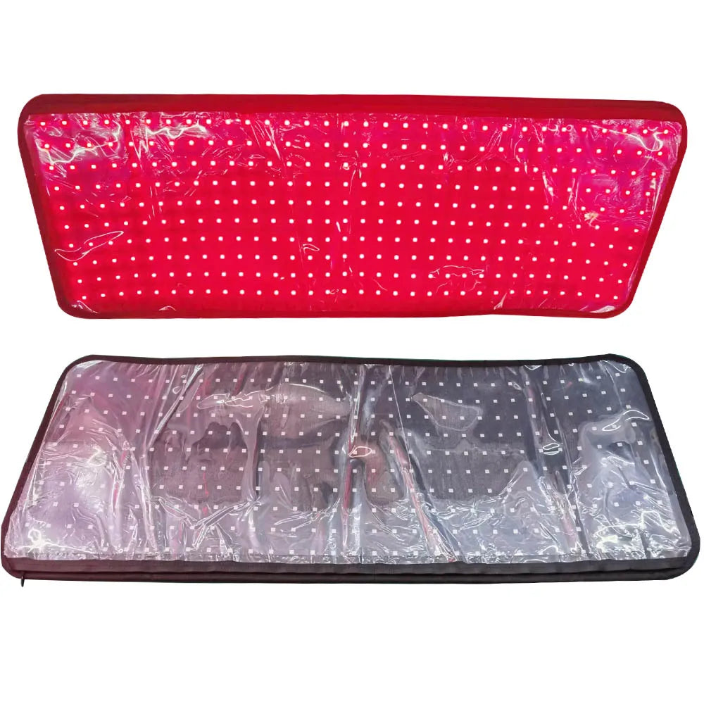 LED Infrared Red Light Therapy Pad with 660nm & 850nm Wearable Belt for Pain & Recovery.