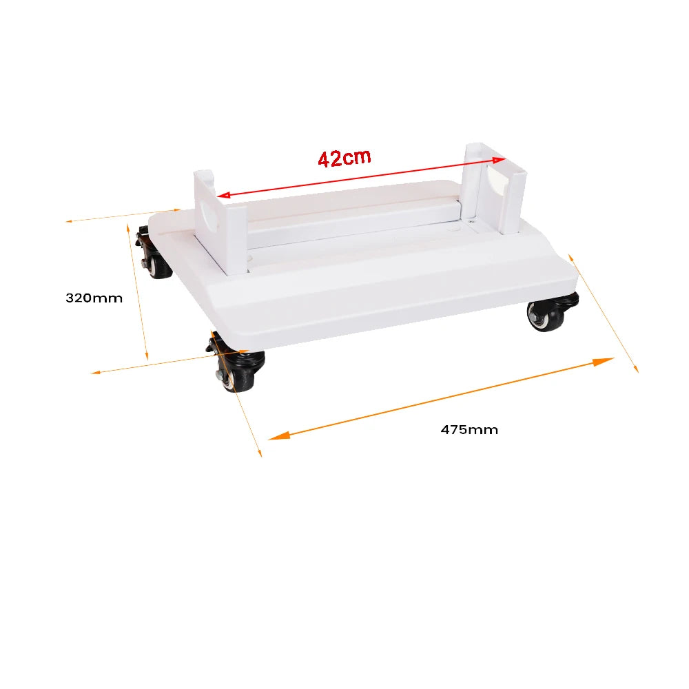 Movable Roller Base Stand  Metal Frosted Holder for 30cm, 42cm & 58cm LED Red Light Therapy Panels