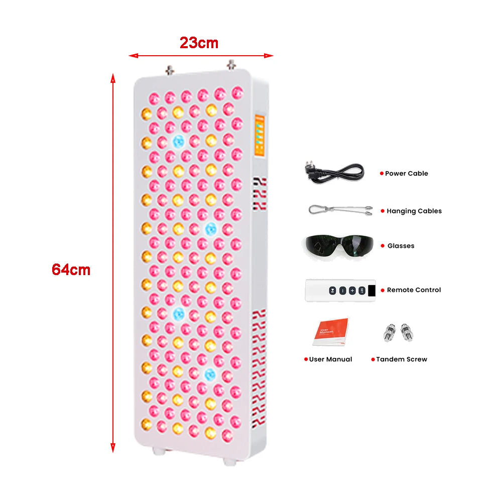 9-Wavelength Full Body Infrared LED Red Light Therapy Panel