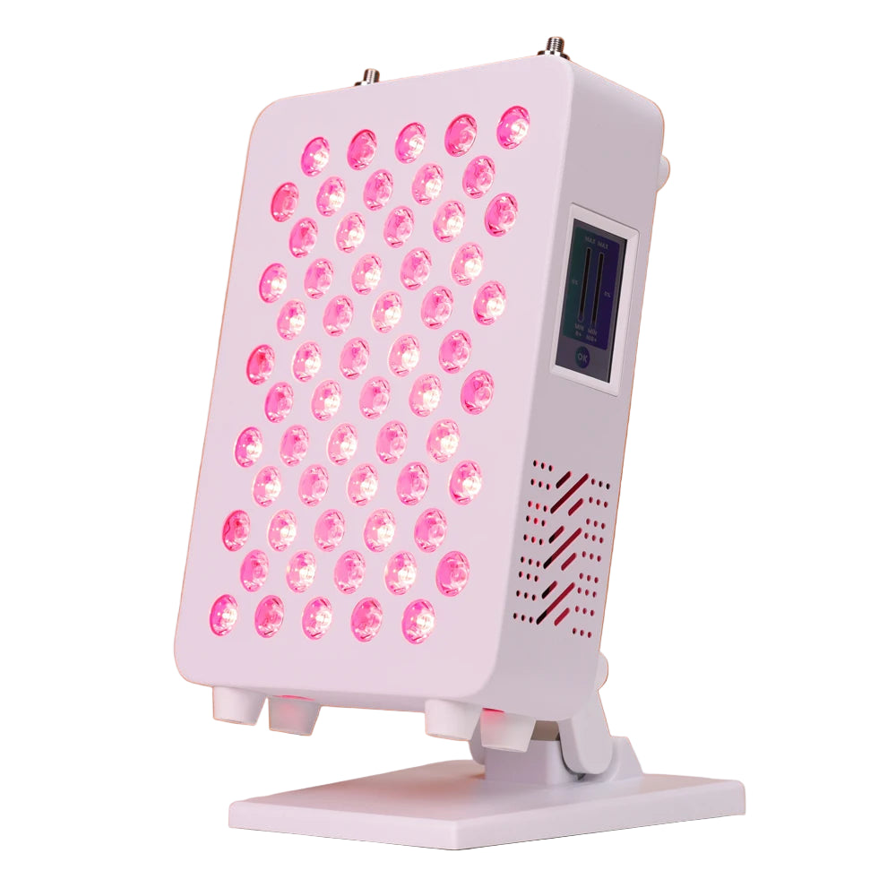 Flicker-Free Dual Chip LED Panel with Adjustable Stand, Red & Near Infrared Light Therapy