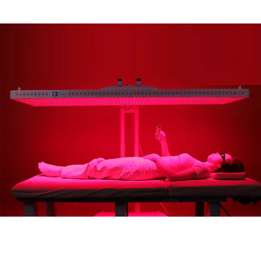Professional Series : 5 Wavelength Red Light Therapy Panel with Remote for Home & Clinic Use.