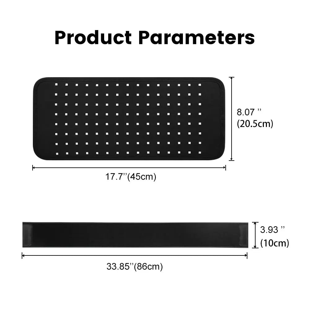 Red Light Therapy Pad 20x40CM 120pcs 660nm and 240pcs 850nm Infrared Light Therapy Wrap Belt For Body