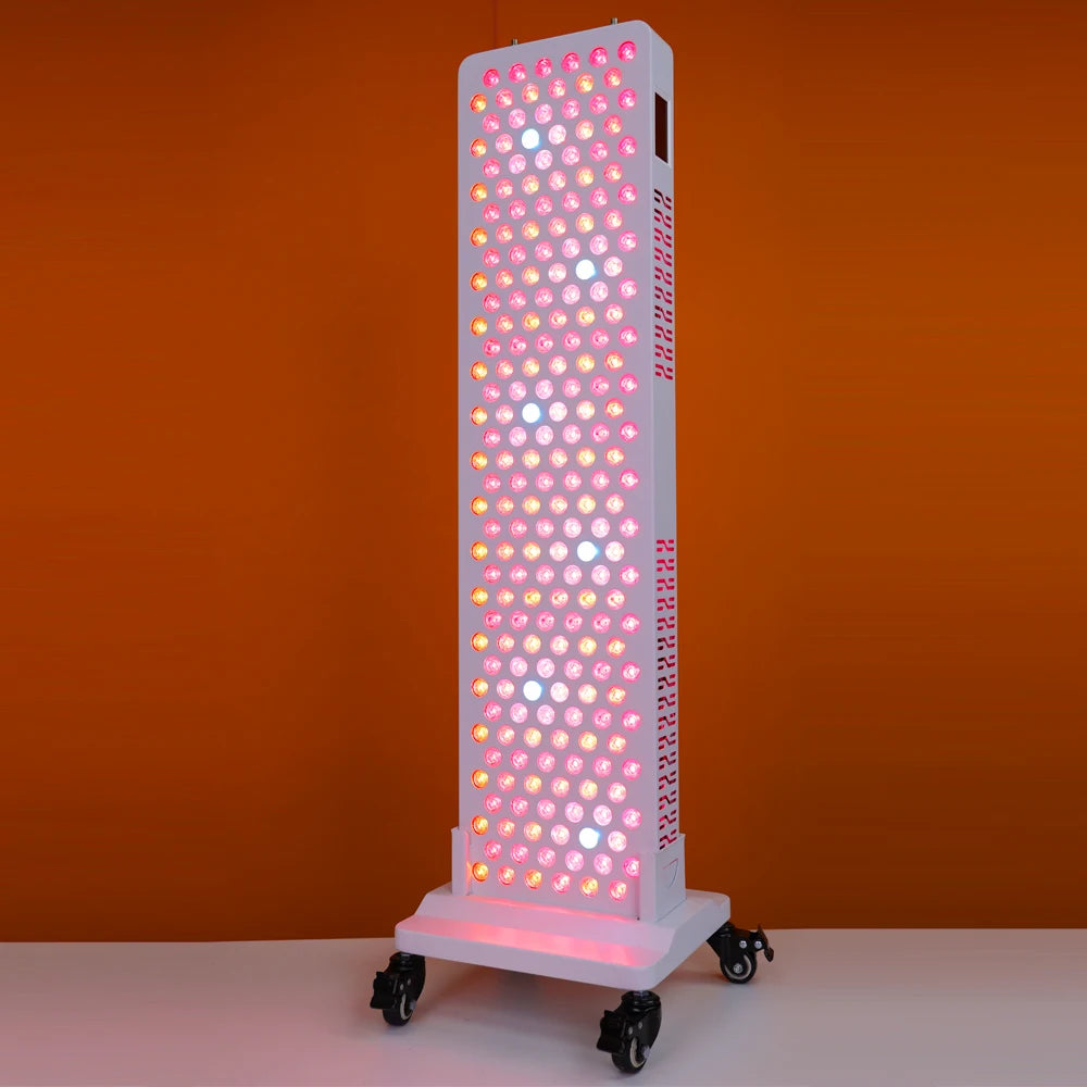 480,590,630,660, 670, 810, 830, 850,1060nm APP Bluetooth full body near infrared led red light therapy device panel bed