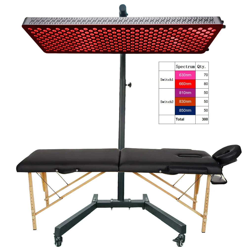 Touch Screen Red Light Therapy Panel, Full Body LED Treatment with Multiple Wavelengths.
