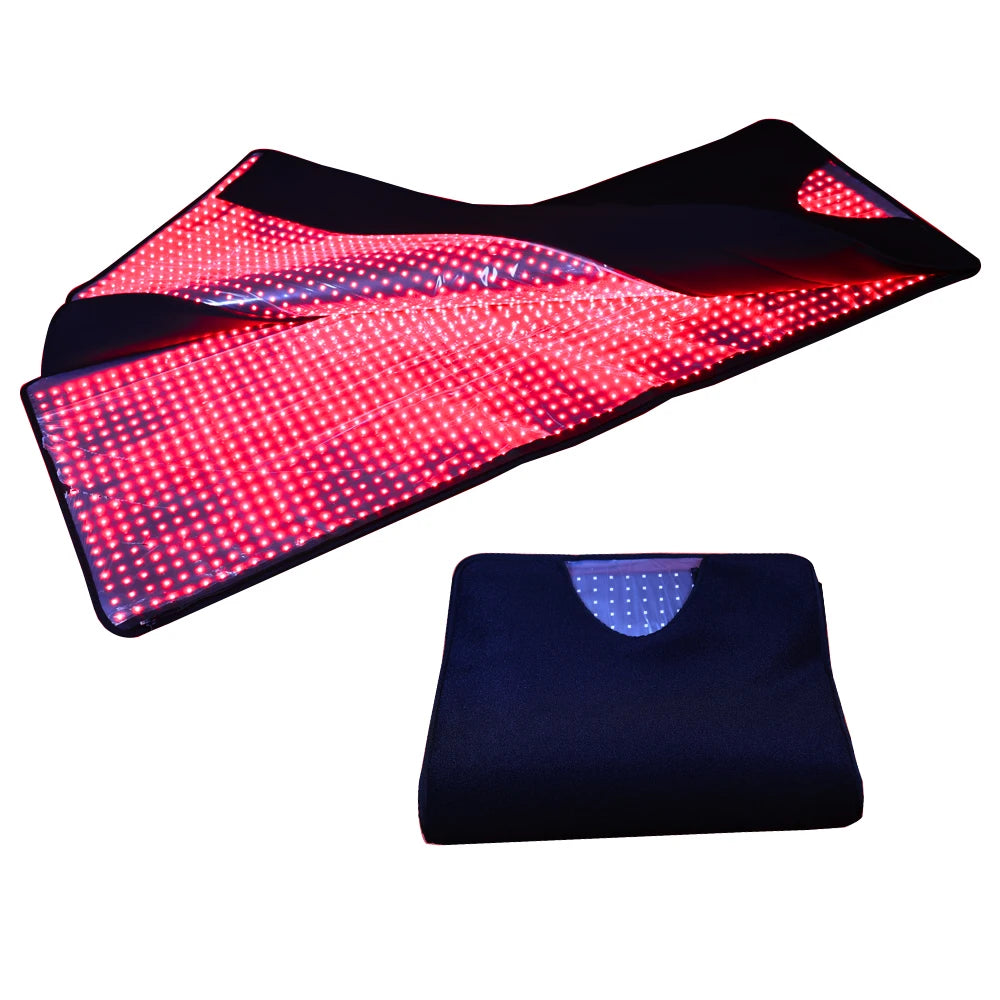 Full Body Red & Near Infrared Light Therapy Pad Mat and Sleep Bag for Spa & Home Use.