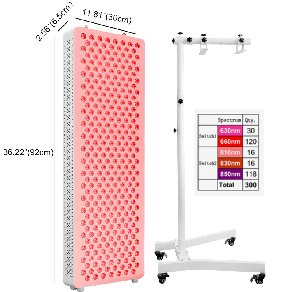Red Light Therapy Device for Full Body LED Combo RL2000pro 630 660nm 810 830 850nm Near Infrared Light Therapy bed