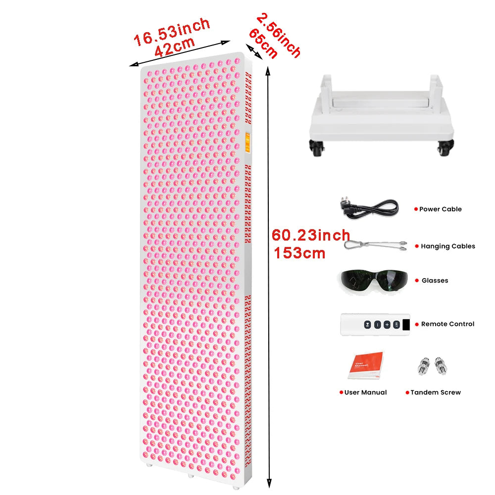 RLpro1000 Red Light Therapy Panel 720pcs Led Chips Red Light Therapy Bed with Stand Option Led Light Therapy life Fitness