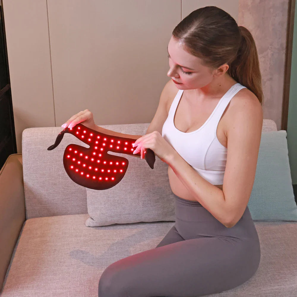 Wearable Neck Wrap with Red & Near Infrared  660nm & 850nm LED Therapy