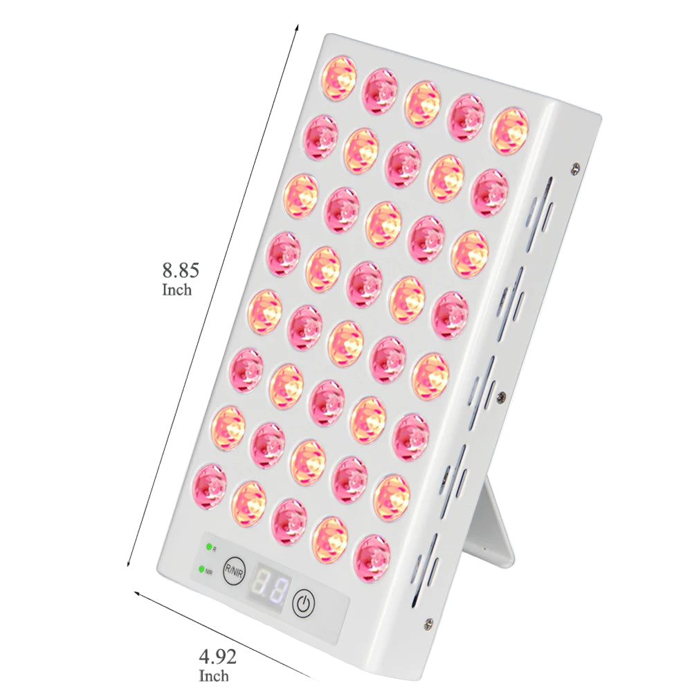 Dual 5W Chip LED Near Infrared Red Light Therapy Panel with Portable 200W Device