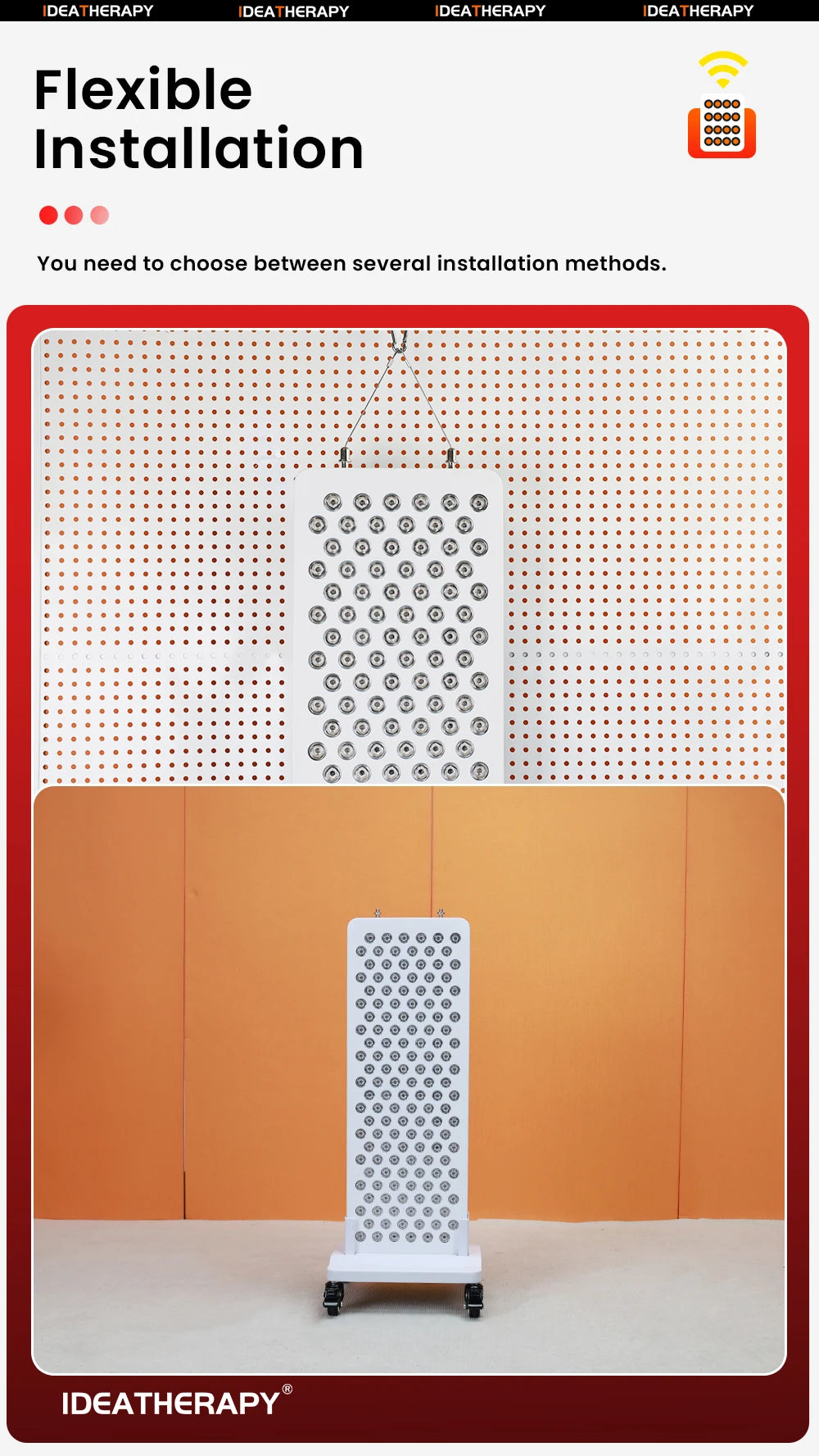 480,590,630,660, 670, 810, 830, 850,1060 half body infrared therapi lamp device near infra pain relieve LED light therapy panel