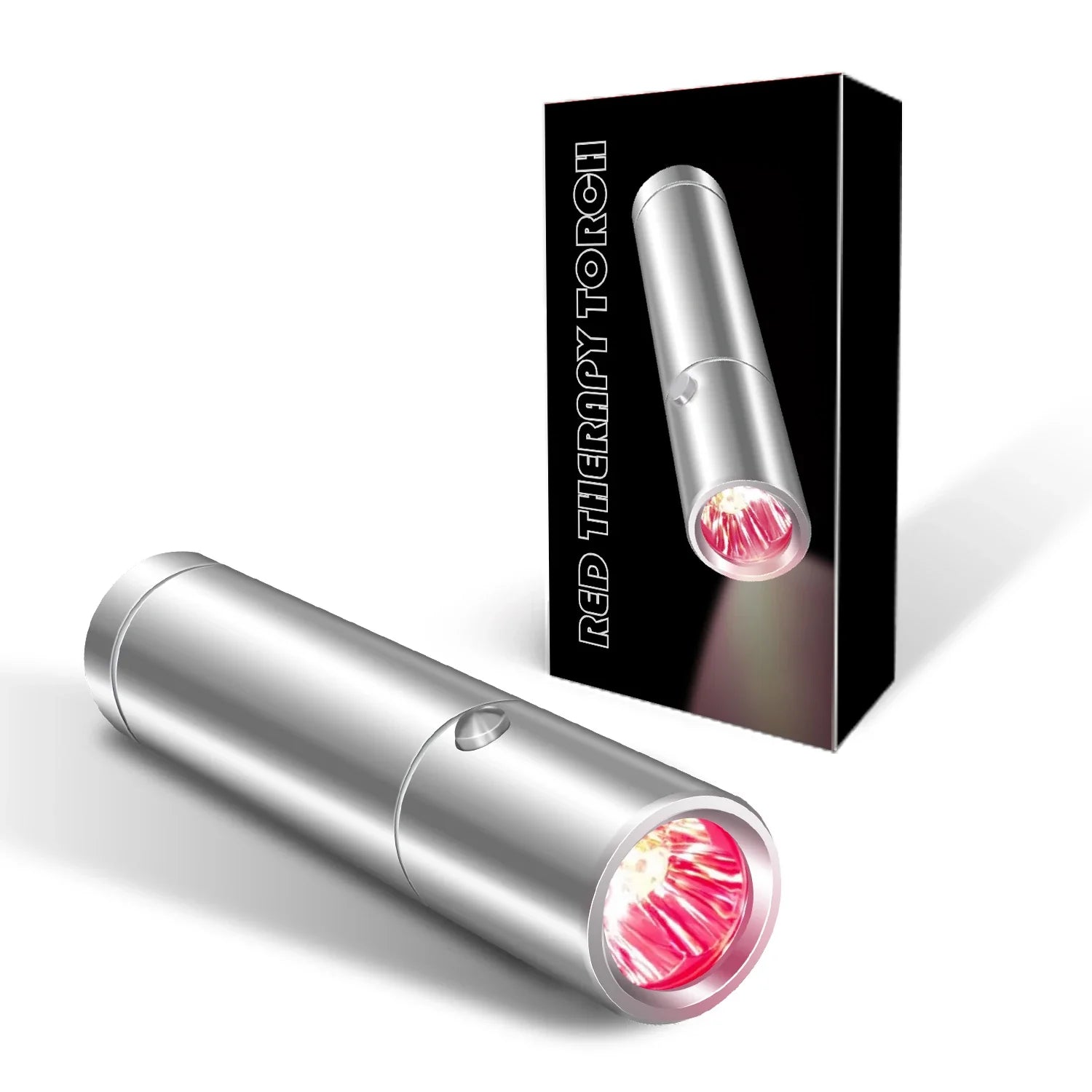 630nm 660nm 850nm Handheld Torch red light therapy 3 color led photon light therapy flashlight