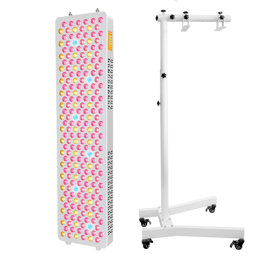 Full Body Red & Infrared Light Therapy Panel with Mobile Stand
