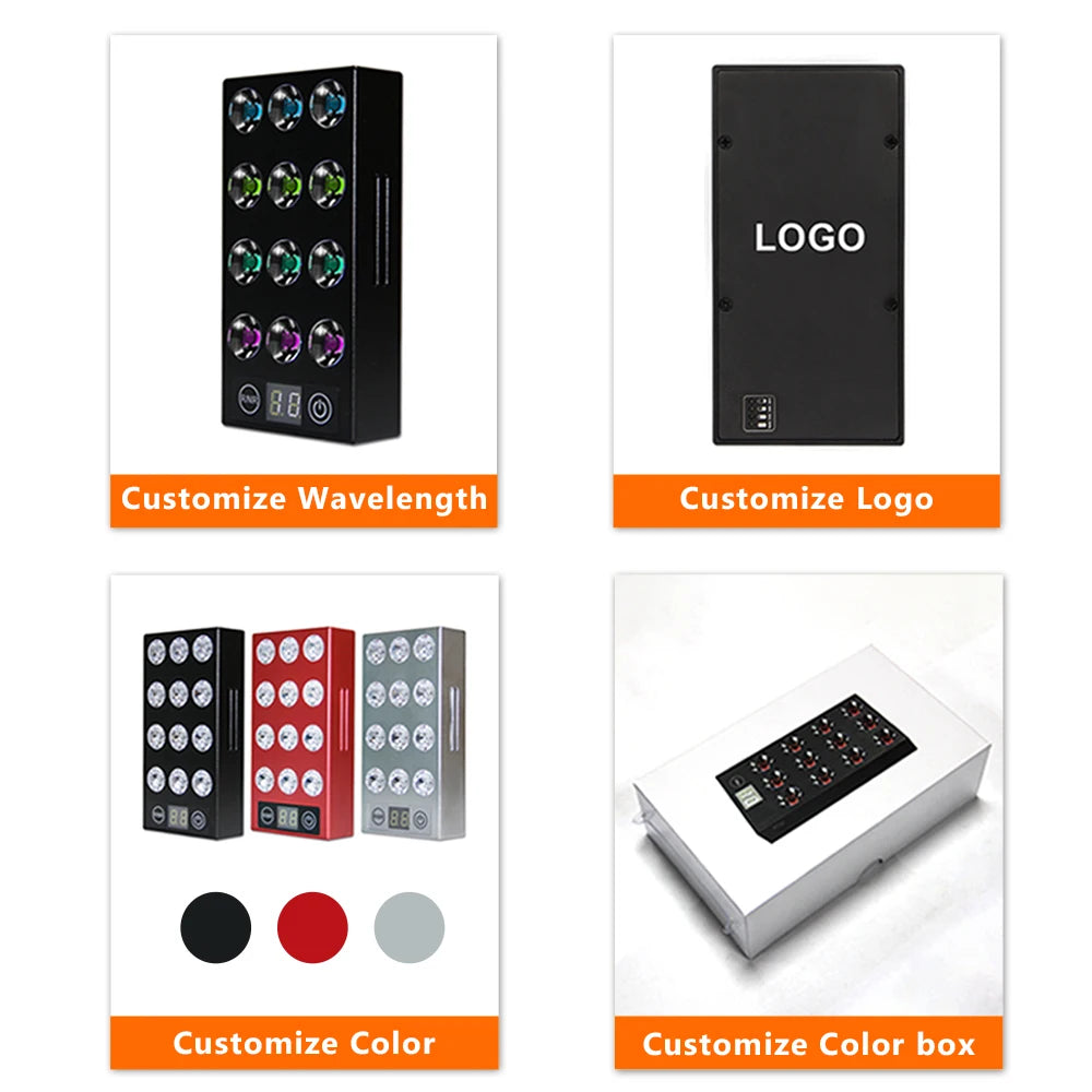 660Nm 850Nm Red Near Infrared Portable Home Use Handheld Mini Small Red Light Led Therapy Panel Hand Held Device