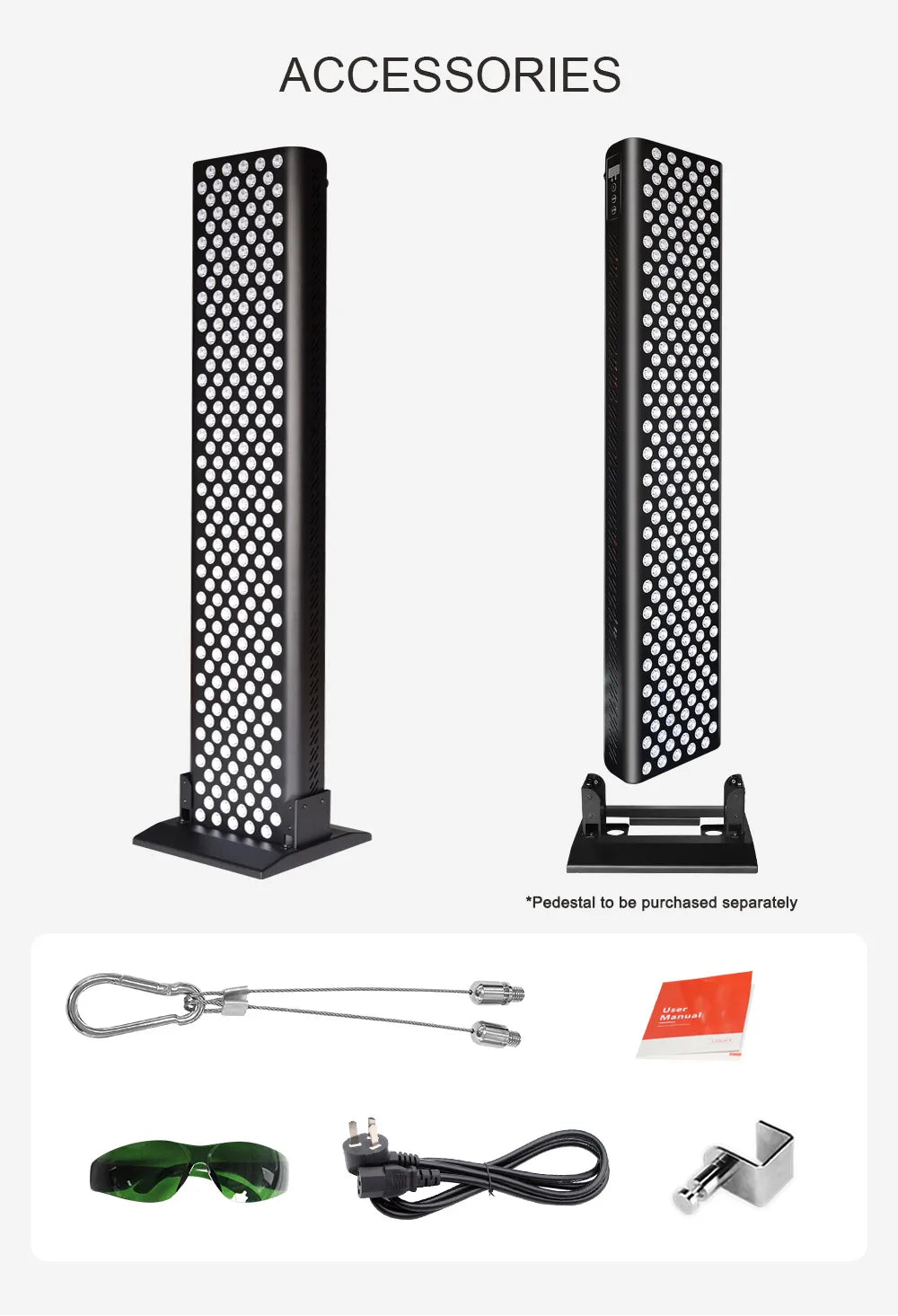 Full Body Red Light Therapy Panel for Home Use Near Infrared Red Light Therapy Device.